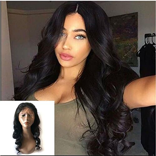 Enoya 360 Lace Front Wigs Human Hair Loose Wave 200% Density Brazilian Virgin Hair Wigs for Black Women, Loose wave Lace Front Wigs Human Hair with Baby Hair (silk top 18")