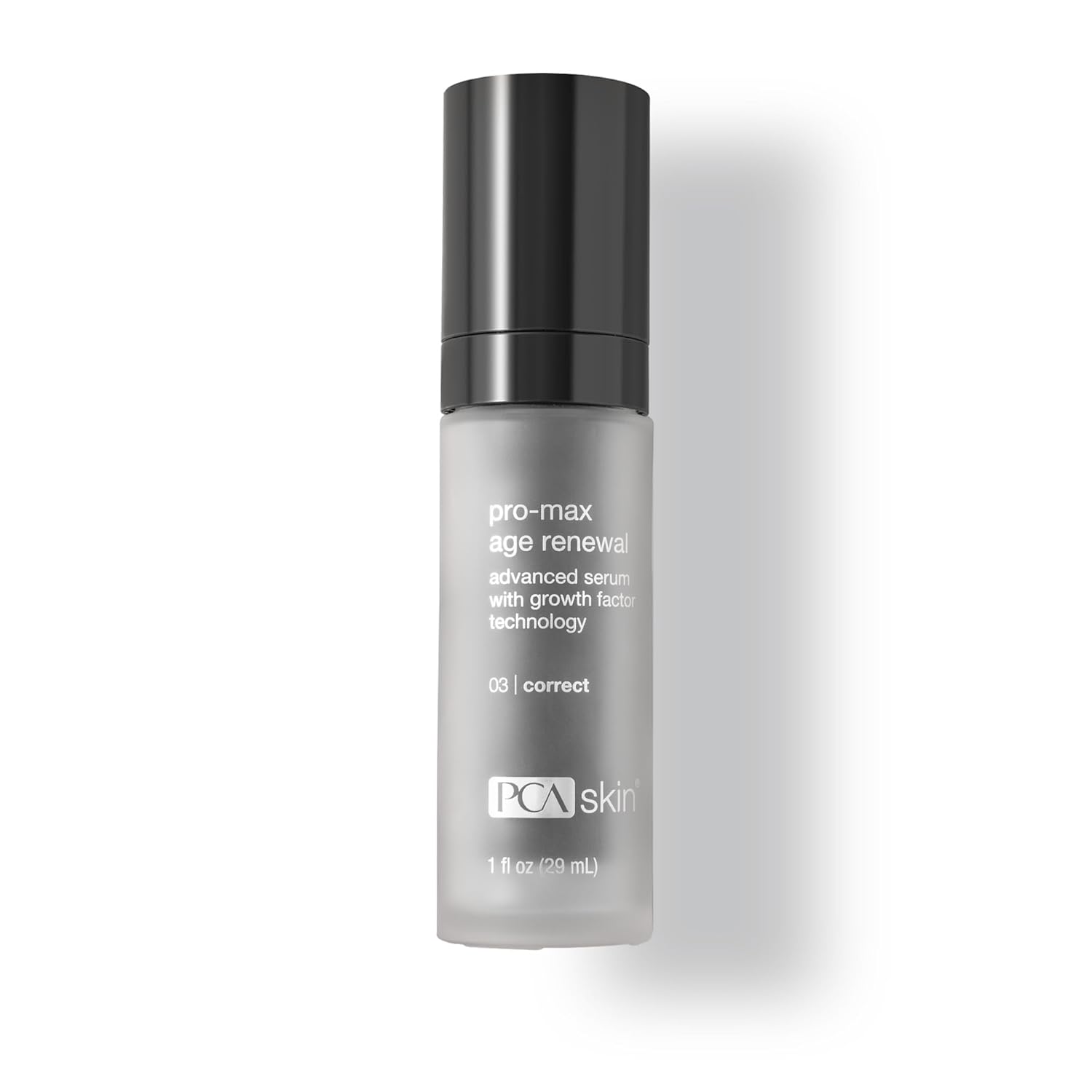 PCA SKIN Pro Max Age Renewal Anti Aging Serum, Anti Aging Face Serum for Reducing Wrinkles and Sagging Skin, Helps Lift and Firm Skin on Face and Neck, Safe For All Skin Types, 1.0 oz Pump Bottle