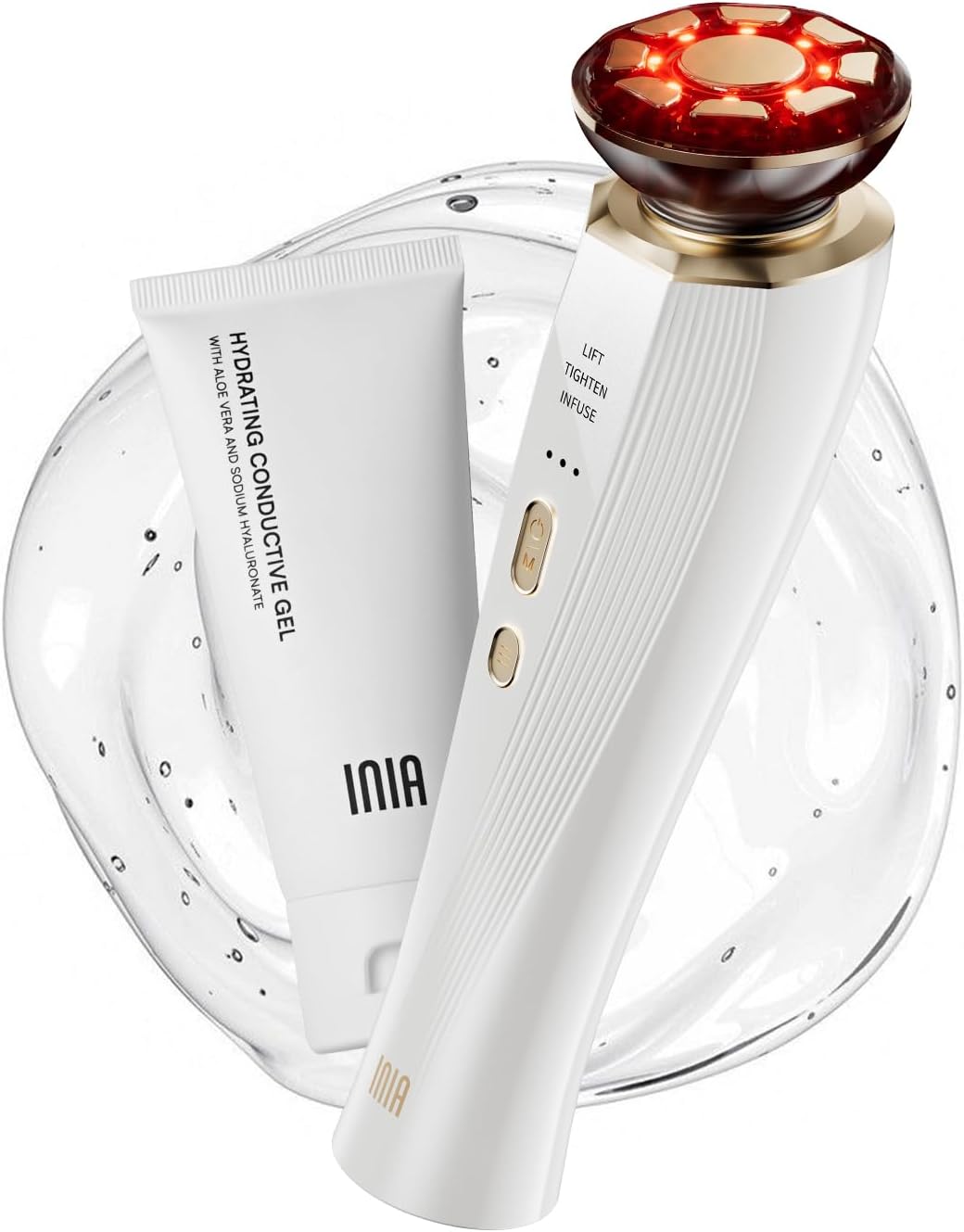 3-in-1 Red Light Therapy for Face and Neck Facial Massager True Beauty Glow Device, Lifting & Firming Skincare Tool