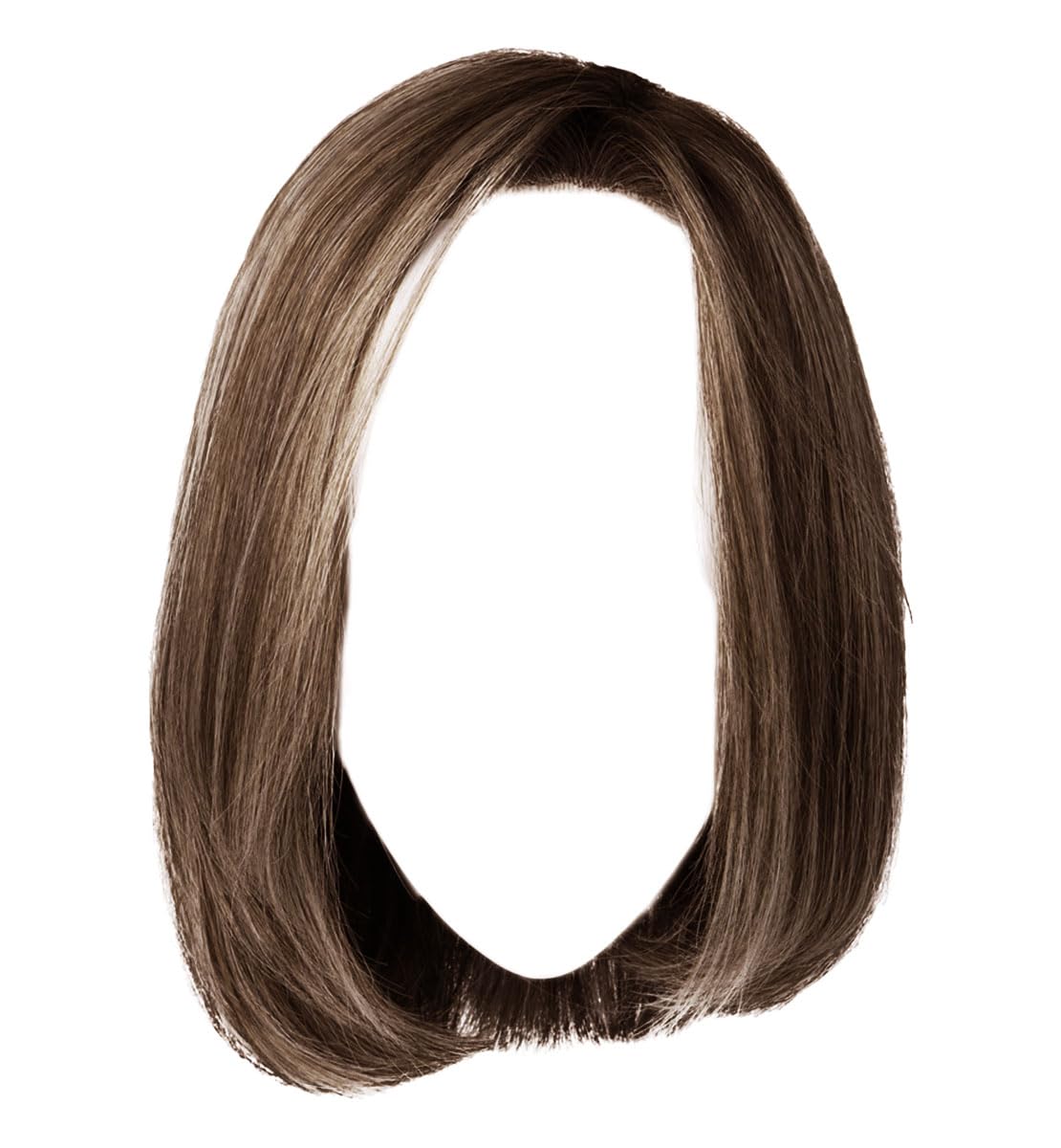 Raquel Welch Longing For London Luxurious Mid Length Bob Cut Wig Black Label Human Hair Collection by Hairuwear Average Cap RH829SS Shaded Hazelnut